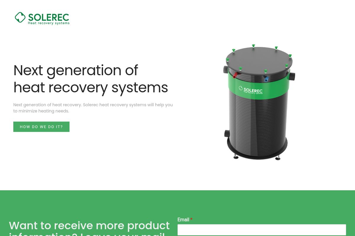 SoleRec Wärme-Rückgewinnungssysteme