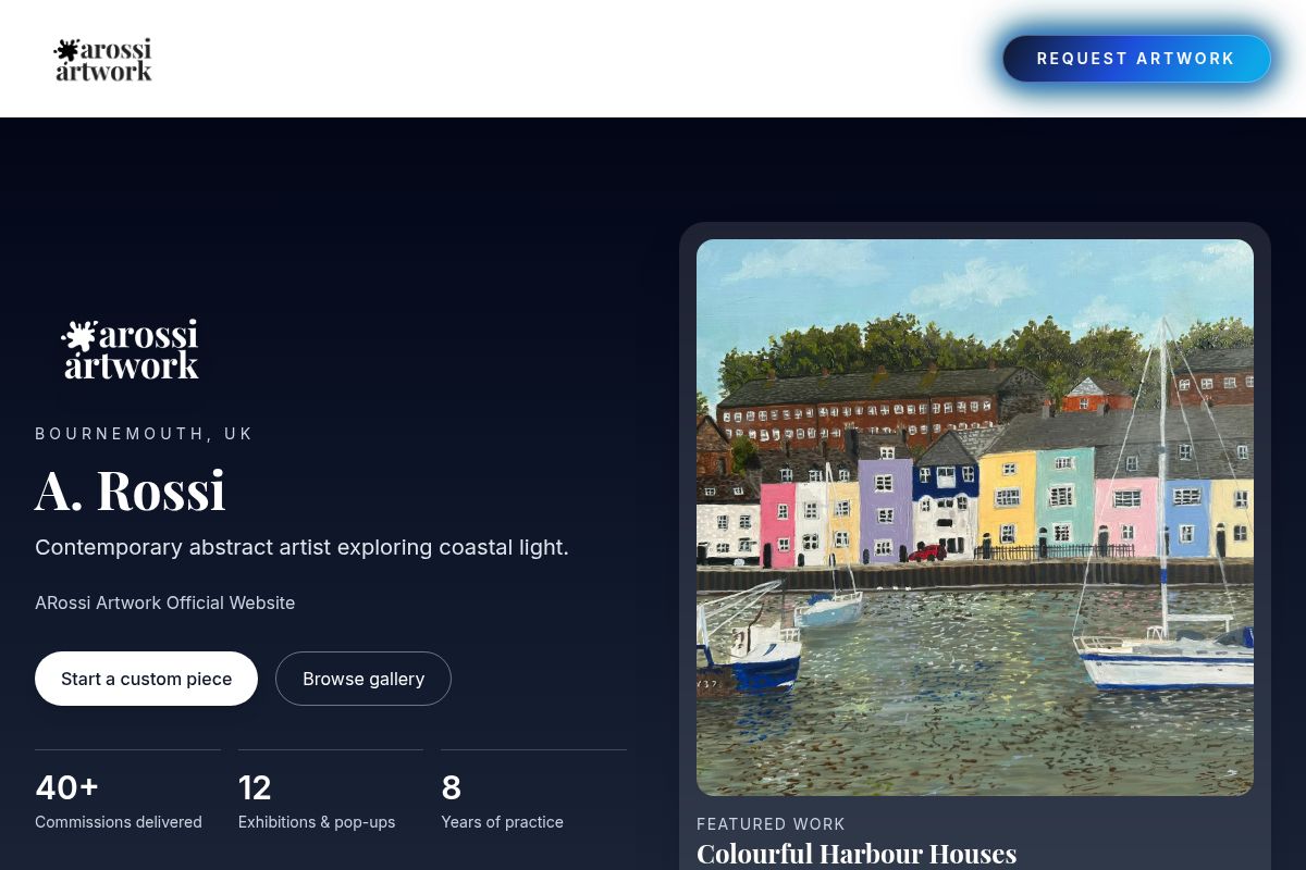 ARossi Artwork Web Sitesi